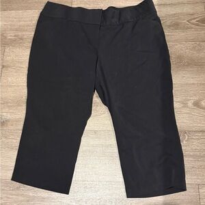Classic Black Capri Pants